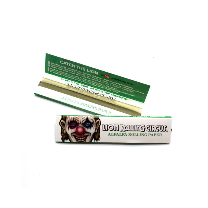 Papel Alfalfa 1 1/4 (25 uds) Lion Rolling Circus - Suministros Hortícolas - Papel y conos