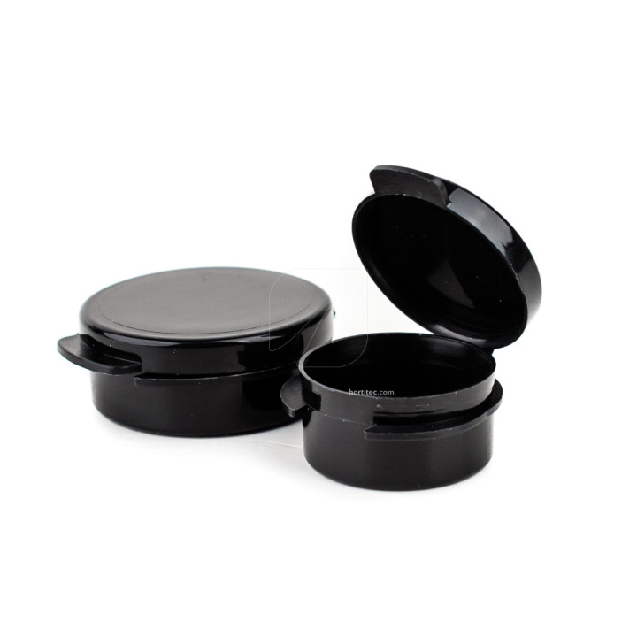 Bote de Plástico 10 ml Negro - Conservación de Resinas - Envasado
