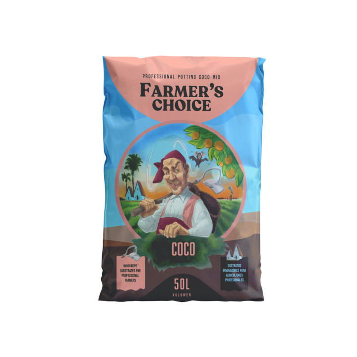 Sustrato Coco 50 L Farmer's Choice - Eficaz y Orgánico