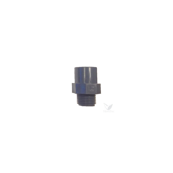 Terminal Rosca Macho Flora PVC - Accesorios de Riego - Accesorios Riego