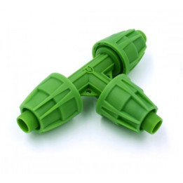Empalme T 16-17 mm FLORAFLEX® - 12 unidades para riego