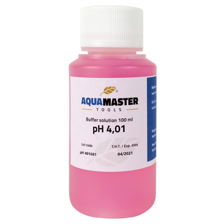 Líquido Calibración pH 4.01 - Aqua Master 100 ml - Medidores de PH y EC