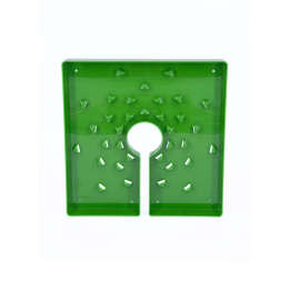 Tapa de Maceta Cuadrada Verde 15 cm - VDL - Accesorios Riego