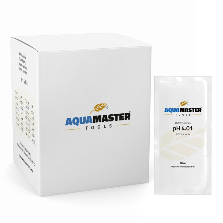 Solución de Calibración pH 4,01 Aquamaster - 20 ml - Instrumentos de Medida