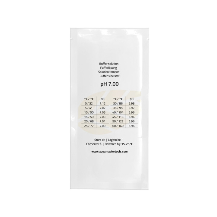 Solución de Calibración pH 7,00 - AQUAMASTER 20 ml - Instrumentos de Medida