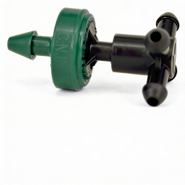 Gotero Autocompensante 8 l/h con Distribuidor de 4 Salidas - Riego
