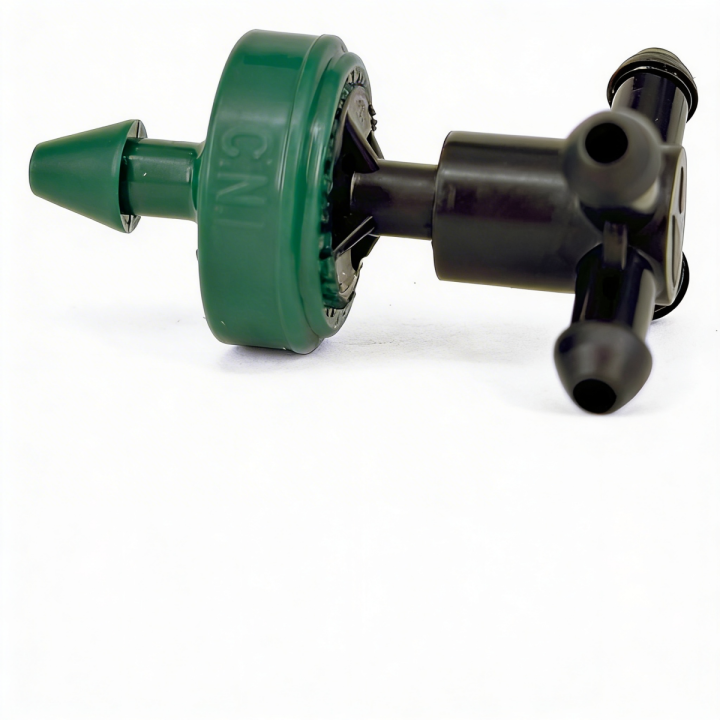 Gotero Autocompensante 8 l/h con Distribuidor de 4 Salidas - Riego