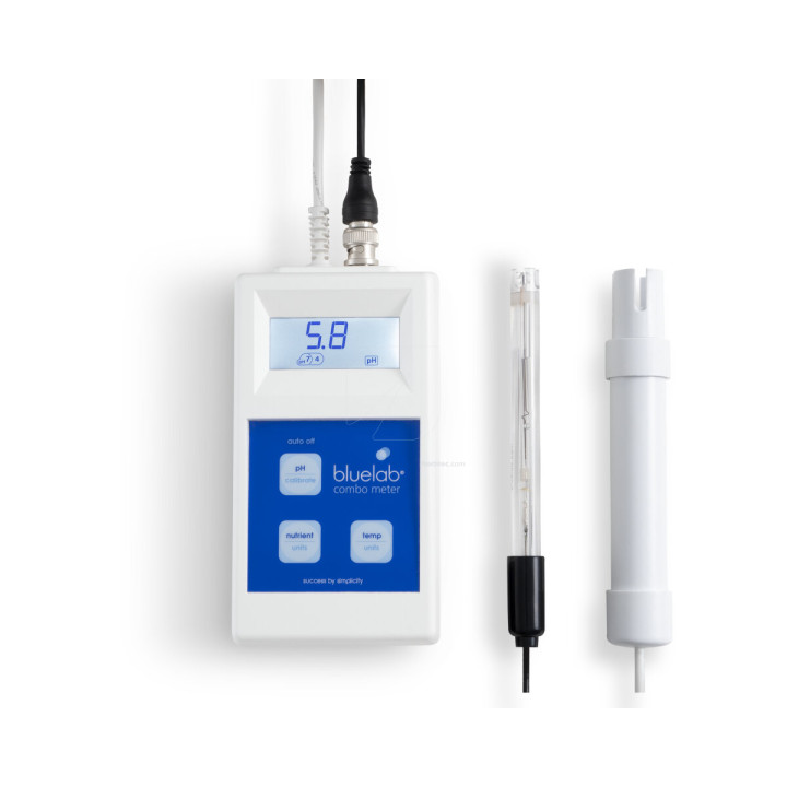 Combo Meter Bluelab: Medidor pH, EC y Temperatura Portátil - Instrumentos de Medida