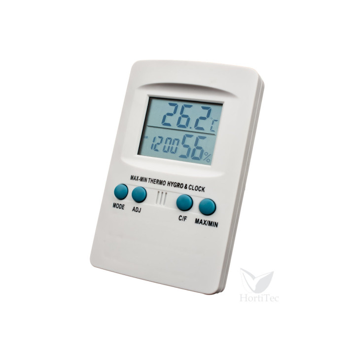 Termohigrómetro Sin Sonda Vanguard Hydroponics - Medición Precisa - Medidores de Temperatura y Humedad