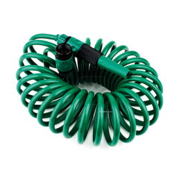 Manguera Espiral Flexible para Riego - 7,5 Metros