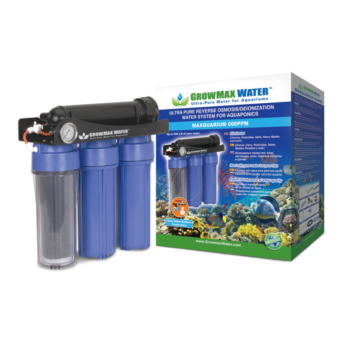 Sistema de Osmosis Inversa Maxquarium 000 PPM - GROWMAX WATER™ - Riego