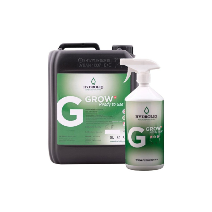 Hydroliq Grow Listo para Usar 1L - Fertilizante Ecológico - Fungicidas Biológicos