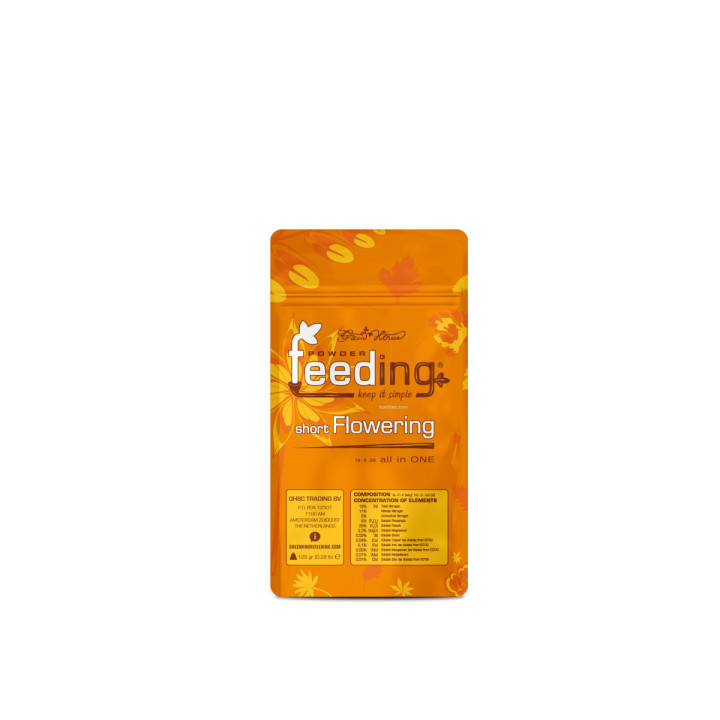 Fertilizante Short Flowering Indica 1 kg - GREEN HOUSE FEEDING® - Nutrientes