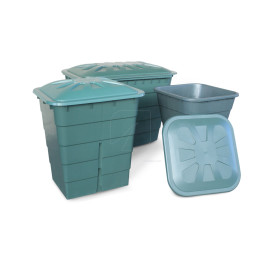 Depósito Cuadrado Verde 200L - Suministros Hortícolas - Depósitos