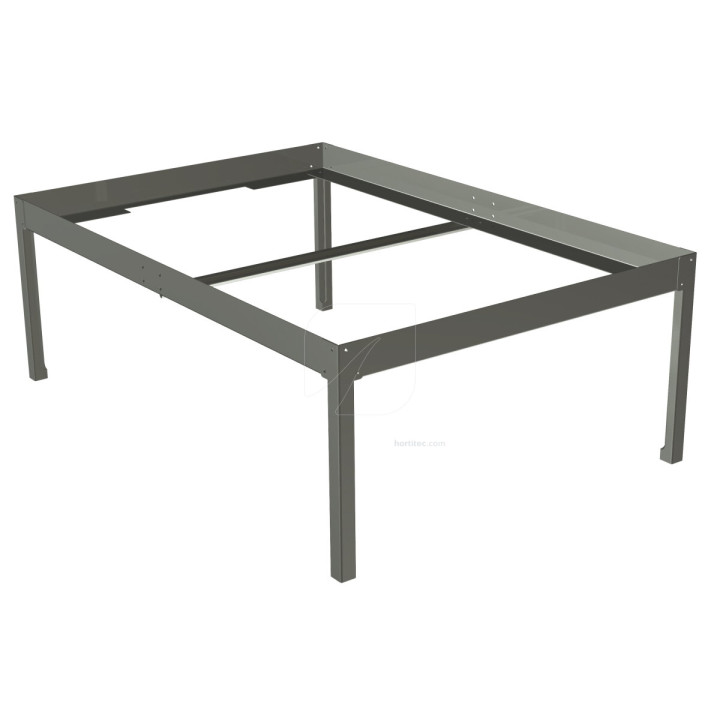 Soporte para Bandeja Negra 0,6 x 0,6 m - Resistente y Duradero - Soportes
