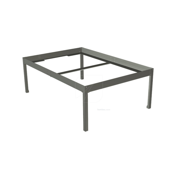Soporte para Bandeja Negra 0,6 x 0,6 m - Resistente y Duradero - Soportes
