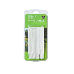 Etiquetas Blancas 15 cm (25 uds) Garland - Identifica tus Cultivos - Huerto Urbano Accesorios