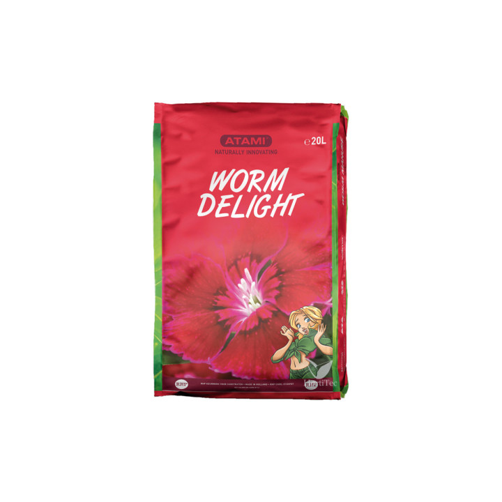 Worm Delight Humus de Lombriz 20L Atami - Sustrato Ecológico - Sustratos