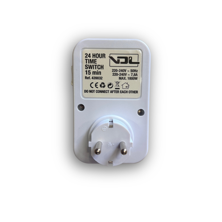 Temporizador Analógico VDL 30 min/24 h - Suministros Hortícolas - Temporizadores Analógicos y Digitales