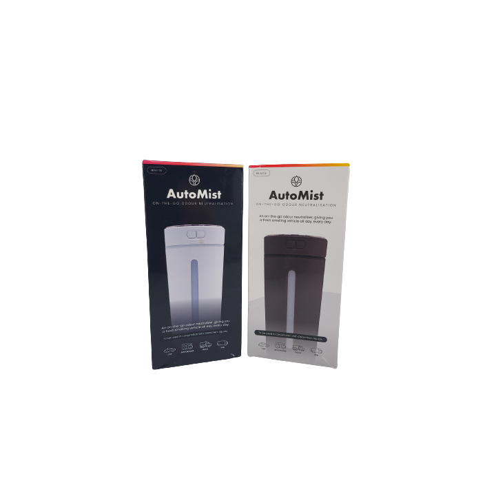 AutoMist Blanco - Difusor de Olores para Vehículos ONA - Neutralizadores y Ambientadores