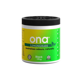 Ona Block Lemongrass 170 gr - Neutralizador de Olores Eficaz - Neutralizadores y Ambientadores