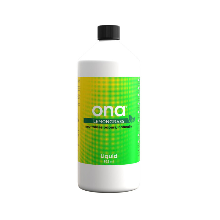 ONA Liquid Lemongrass 922 ml - Neutralizador de Olores - Neutralizadores y Ambientadores