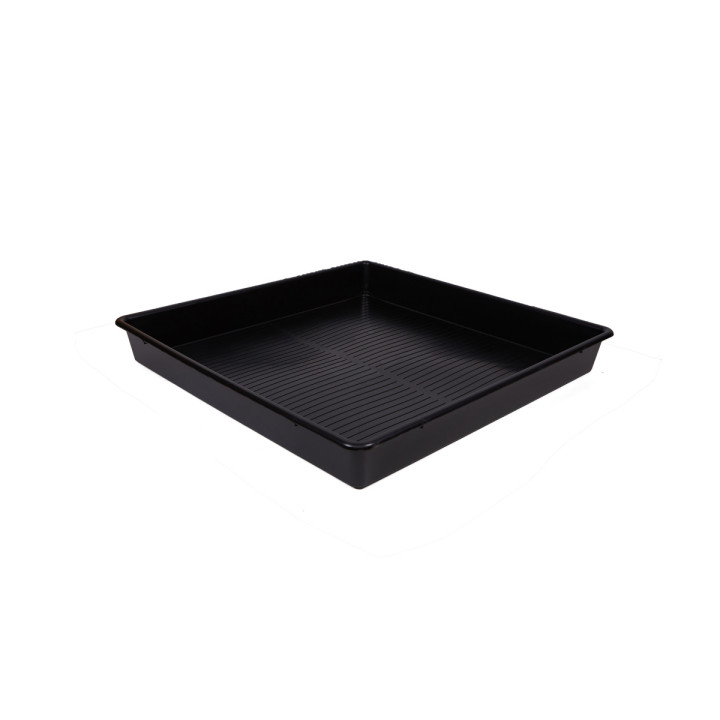 Bandeja Negra Cuadrada ECO 100x100x12 cm - Suministros Hortícolas - Bandejas