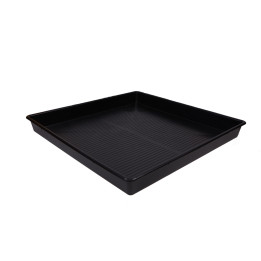 Bandeja Negra Cuadrada ECO 120x120 cm - Suministros Hortícolas - Bandejas