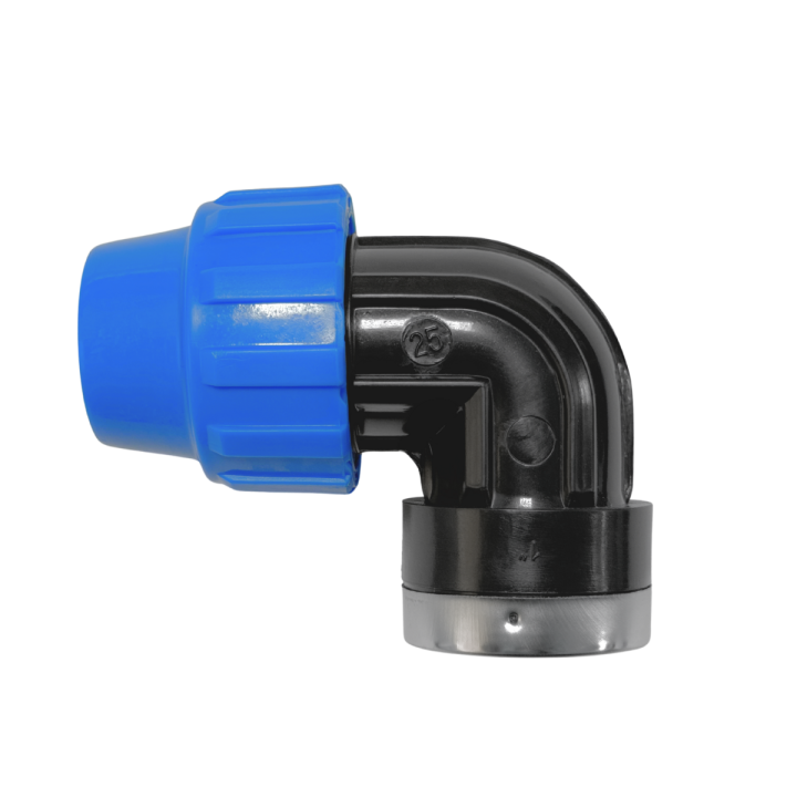 Drenaje Codo Hembra 25mm - Suministros Hortícolas - Riego