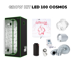 Grow Kit LED 100 Cosmos - DARK BOX para Cultivo Eficiente - Kit invernadero