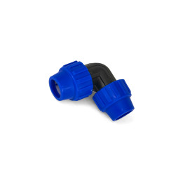 Codo 25 mm a Presión - 10 Unidades para Riego