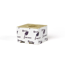 Grodan Bloque 75x75x65 mm Ag. Grande Improved - Sustratos - Lana de Roca