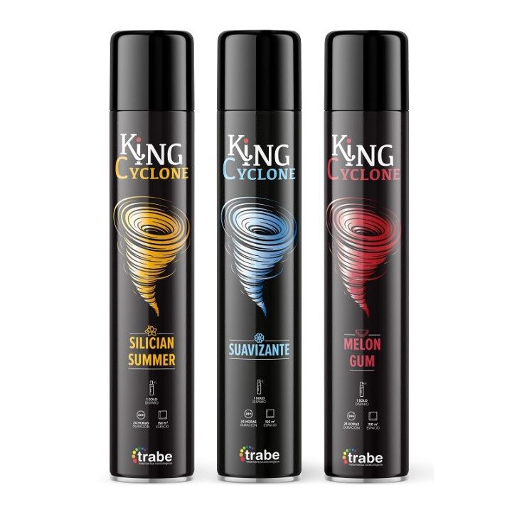 King Cyclone Melon Gum Trabe - Ambientador Profesional - Tratamiento Olores