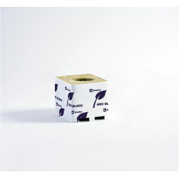 Grodan Bloque 100x100 mm Ag. Grande Improved - Sustrato Eficiente - Lana de Roca