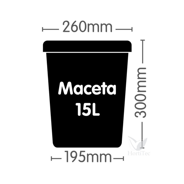 Maceta Autopot 15L - Riego por Demanda para tus Plantas - Accesorios