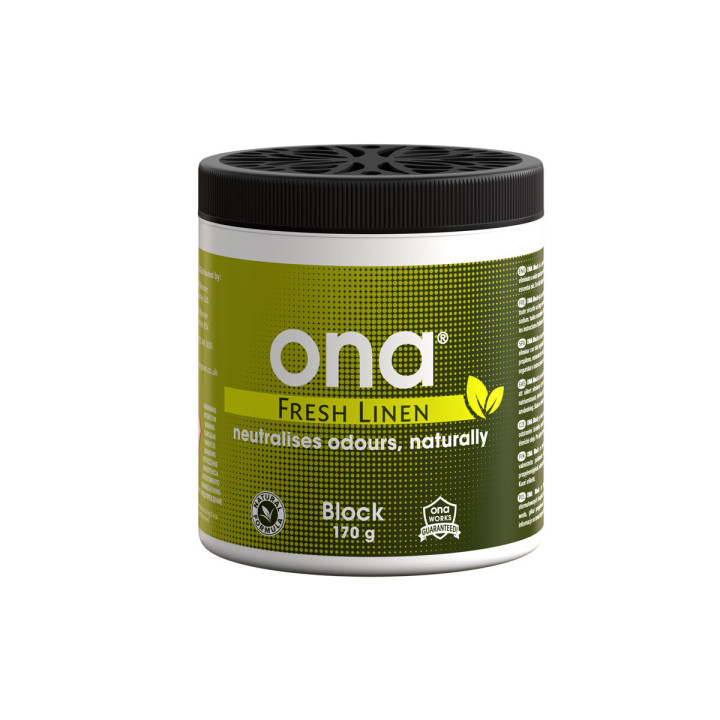 Ona Block Fresh Linen 170 g - Neutralizador de Olores - Neutralizadores y Ambientadores