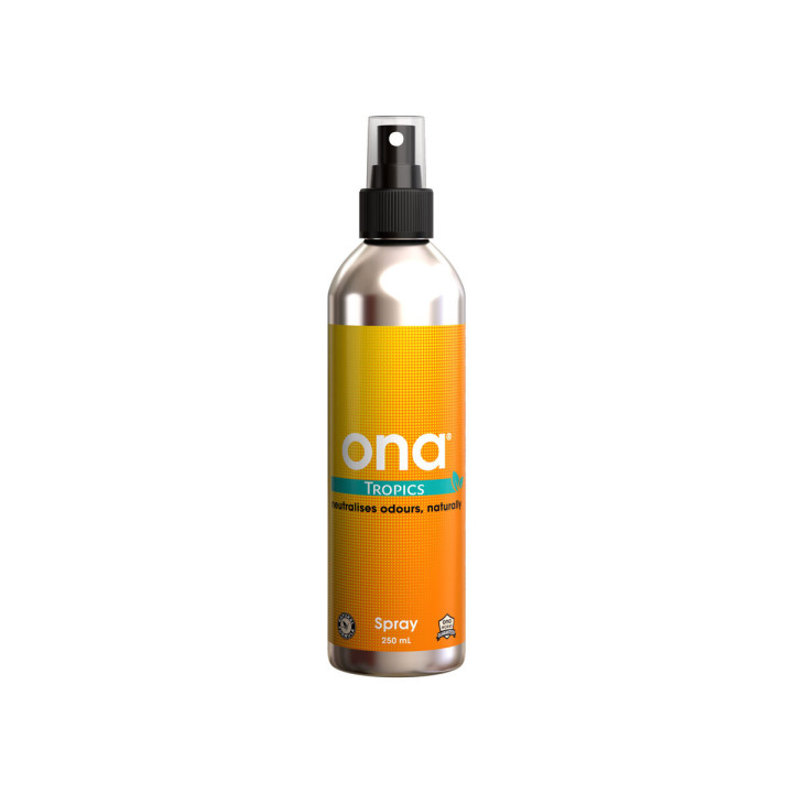 Ona Spray Tropics 250 ml - Neutralizador de Olores Efectivo - Neutralizadores y Ambientadores