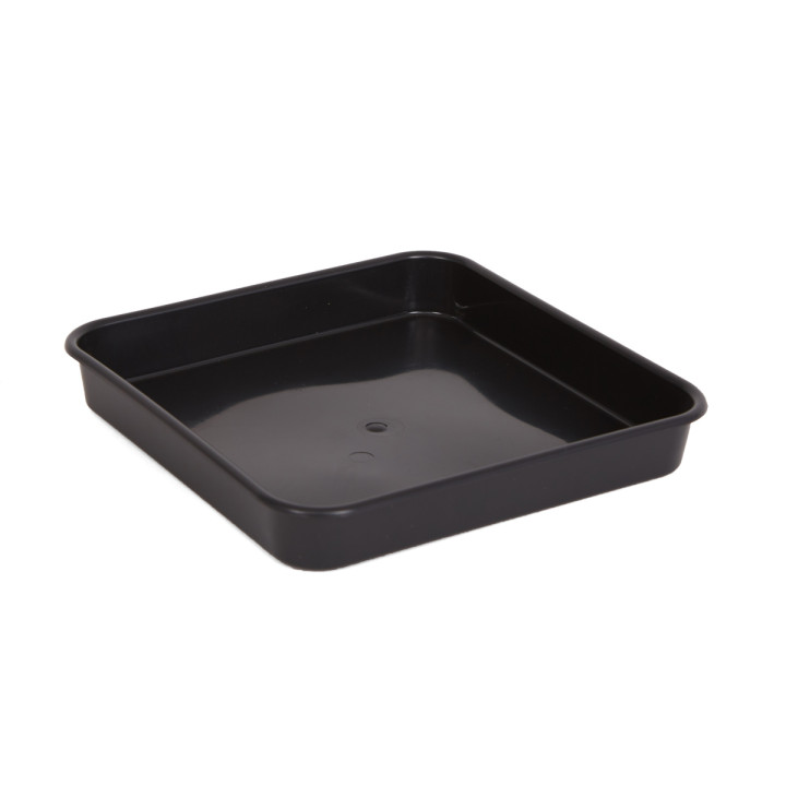 Plato Cuadrado 25 cm para Macetas - Suministros Hortícolas - Platos Cuadrados