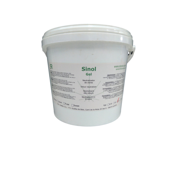 Sinol Gel Strong 4.5 Kg - Neutralizador de Olores Eficaz - Neutralizadores y Ambientadores