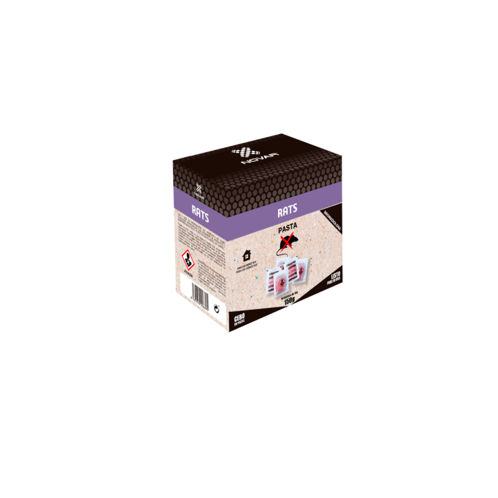 Cebo Fresco Bromadiolona 150 gr Vithal - Raticida Eficaz - Trampa