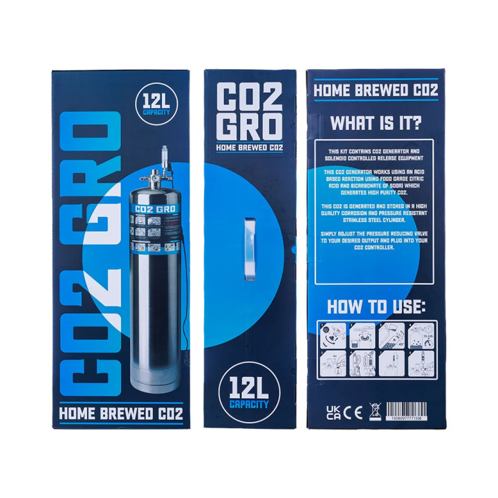 Sistema de CO2 DIY 12L CO2 Gro - Mejora tus Cultivos - Control de clima
