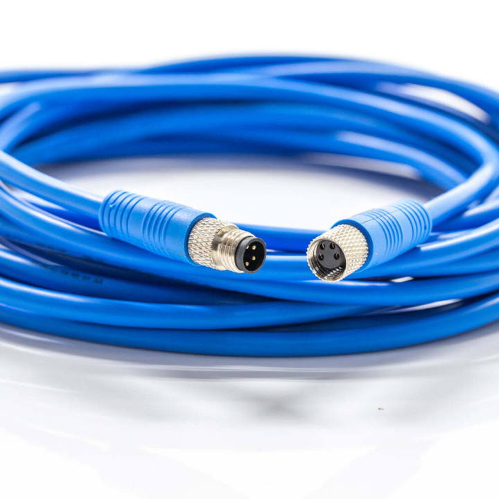 Cable M8 4pin 5m para Sensores ClimaLink/TerraLink - Growlink - Control de clima
