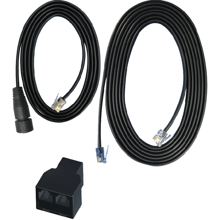 Cable Interconexión RJ12 a M16 Resistente al Agua - Trolmaster - Control de clima