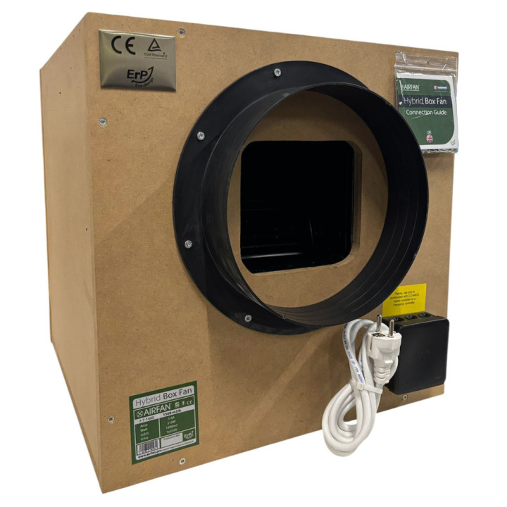 Caja ISO-BOX Híbrida MDF 1500m³/h - AIRFAN® - Control de clima