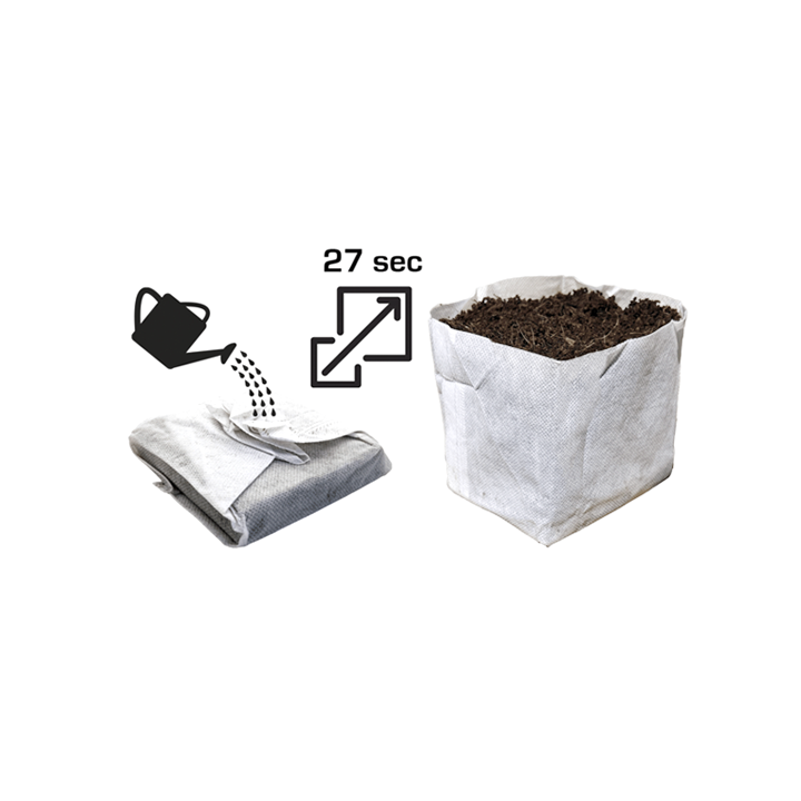 RapidRIZE Coco Block 3,8L - Sustrato de Cultivo House & Garden - Sustratos