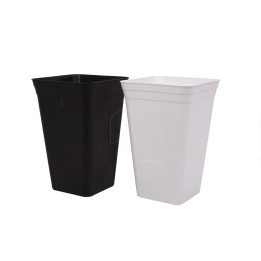 Maceta Antiestrés Negra 26x40 cm - 18 L | Suministros Hortícolas - Maceta cuadrada