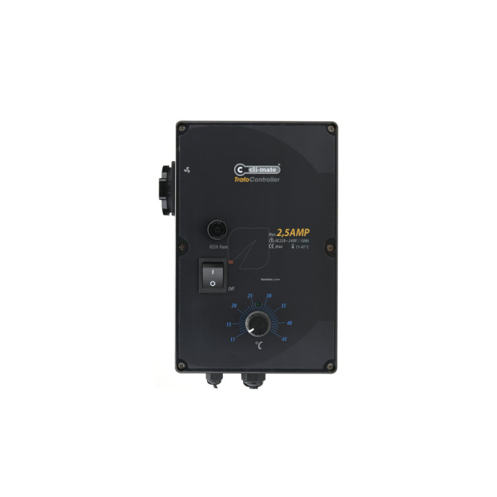 Trafo Controller 2,5A CLI-MATE® - Control de Clima Eficiente - Regulación y control de humedad y temperatura