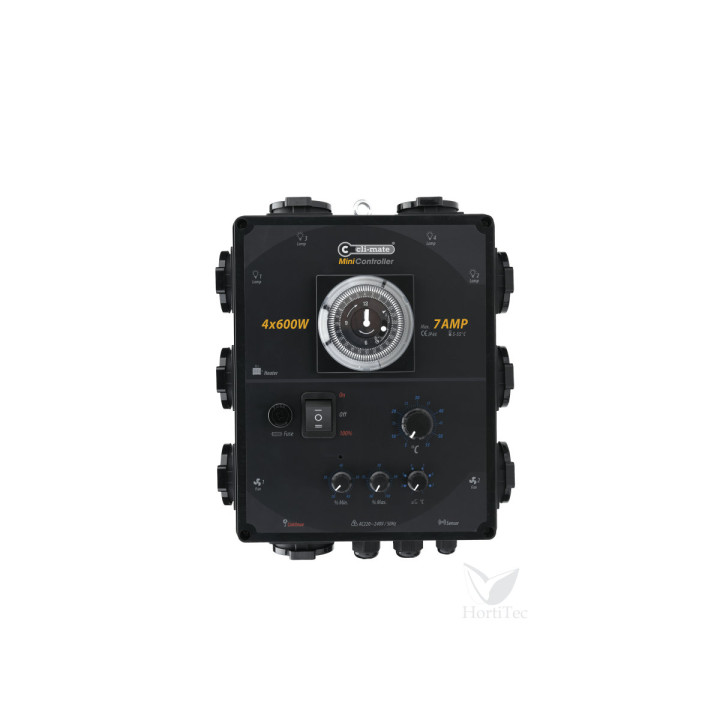 Mini-controller 7A CLI-MATE® - Control de Clima Eficiente - Regulación y control de humedad y temperatura
