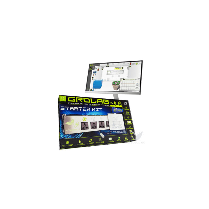 Starter Kit GroLab™ - Controla tu Cultivo Eficazmente - Regulación y control de humedad y temperatura