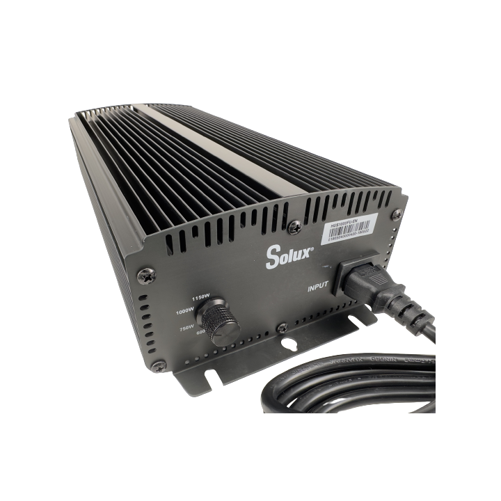 Balastro Electrónico 1000W 400V D.E Colossus HPS/LEC - SOLUX - Balastros Electrónicos Especiales Double Ended